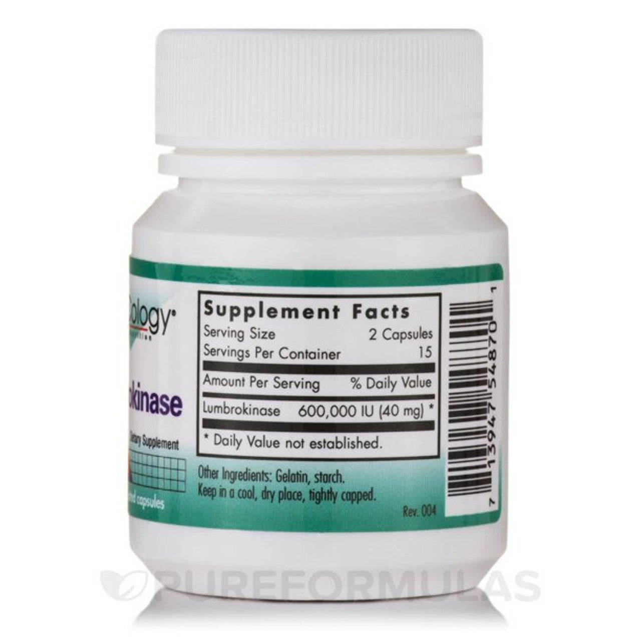 Lumbrokinase Nutricology 30 Caps - GOODSZON Discount Store
