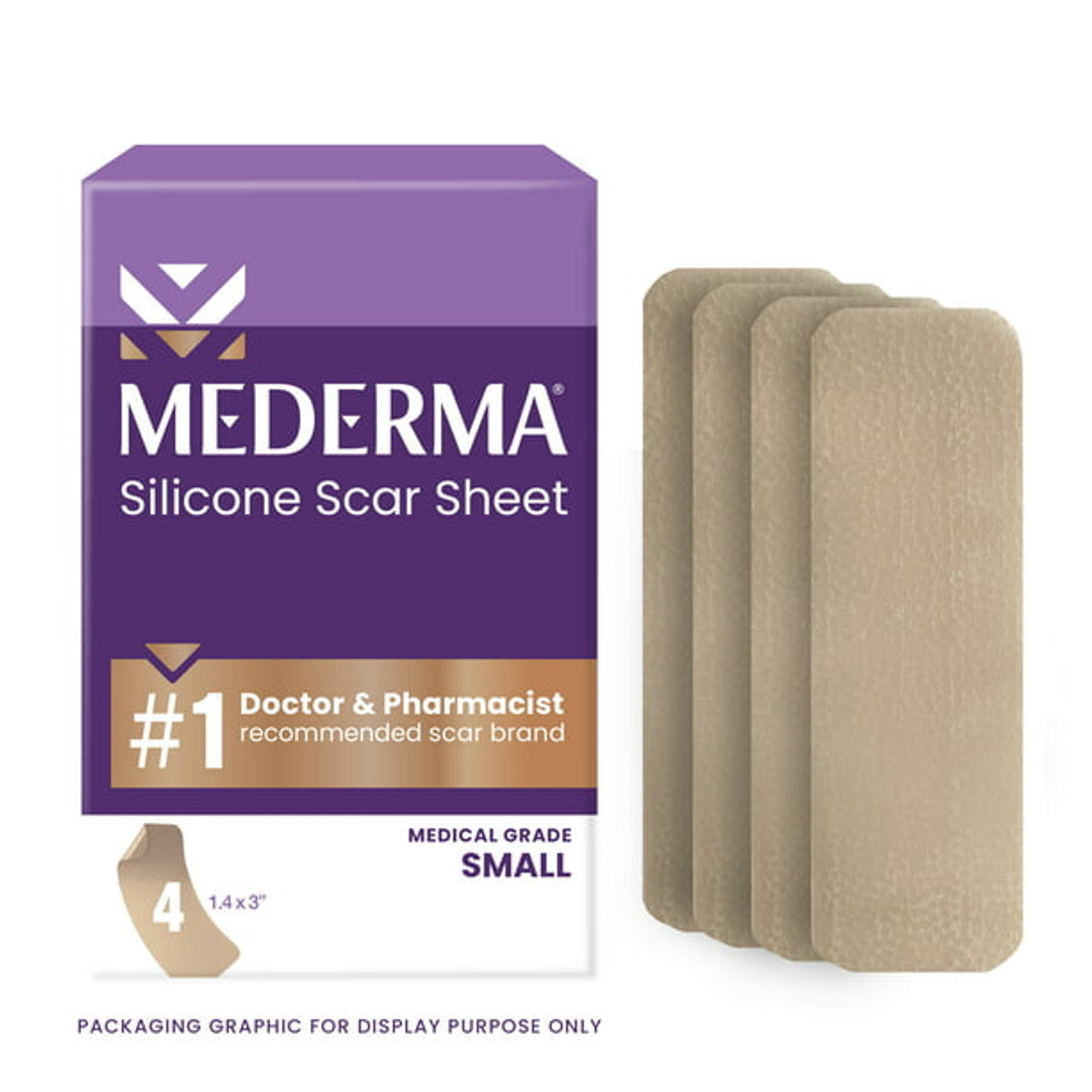 Mederma Silicone Scar Sheet, 4 Ct - GOODSZON Discount Store