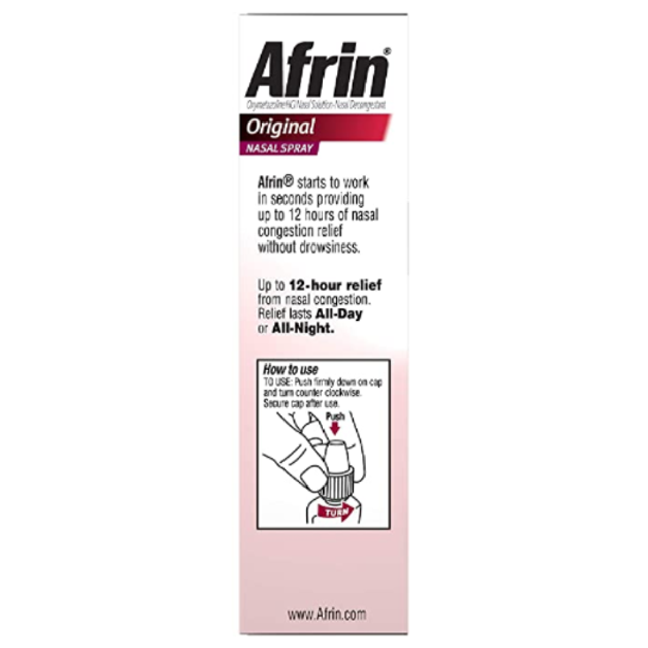 Afrin Original 12 Hour Nasal Congestion Relief Spray - 30 mL - GOODSZON Discount Store