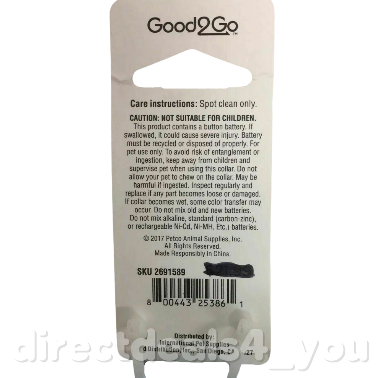 Good2Go LED Light-Up Collar for Dogs - Blue - M - 14-19.5 IN - GOODSZON Discount Store