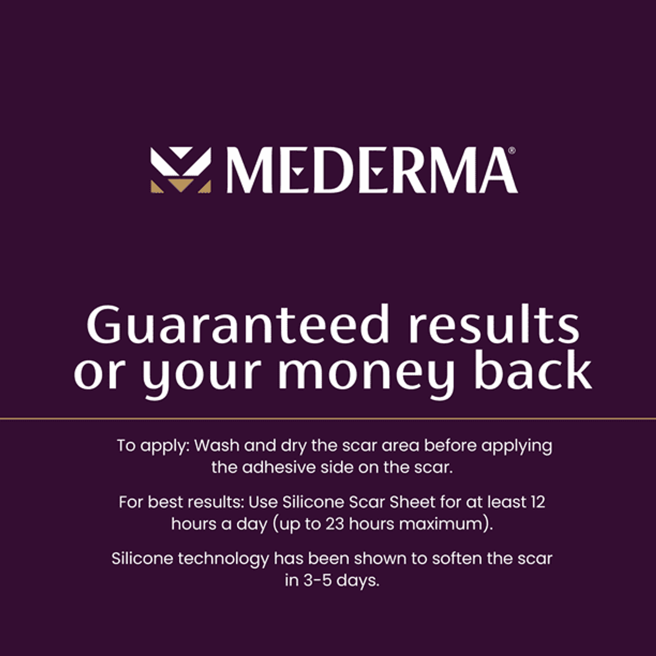 Mederma Silicone Scar Sheet, 4 Ct - GOODSZON Discount Store