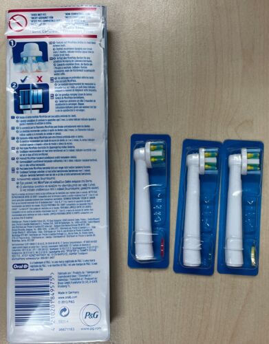 3 pcs Oral-B Floss Action Replacement Toothbrush Brush Heads 3 ct - GOODSZON Discount Store