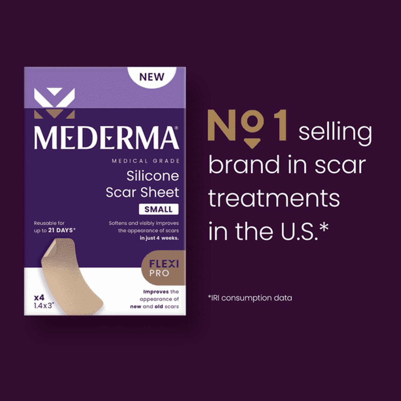 Mederma Silicone Scar Sheet, 4 Ct - GOODSZON Discount Store