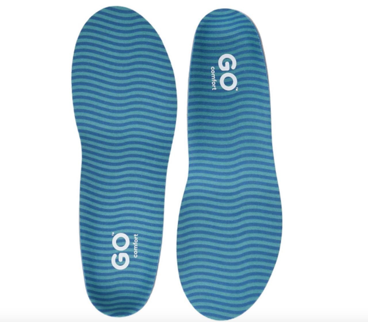 GO Comfort All Day Insole, teal, Large, W: 12+, M: 11.5-14 Regular US - GOODSZON Discount Store