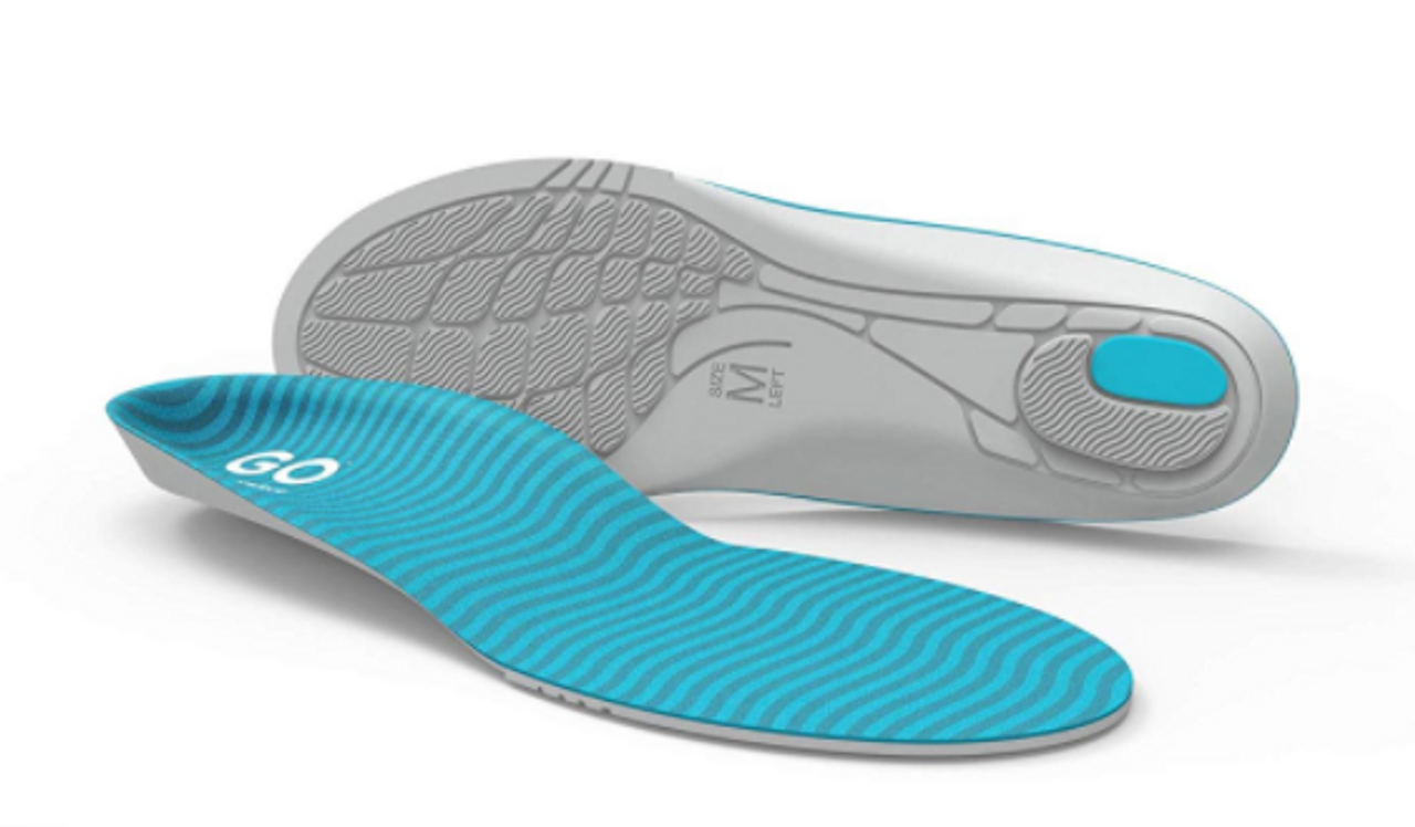 GO Comfort All Day Insole, teal, Large, W: 12+, M: 11.5-14 Regular US - GOODSZON Discount Store