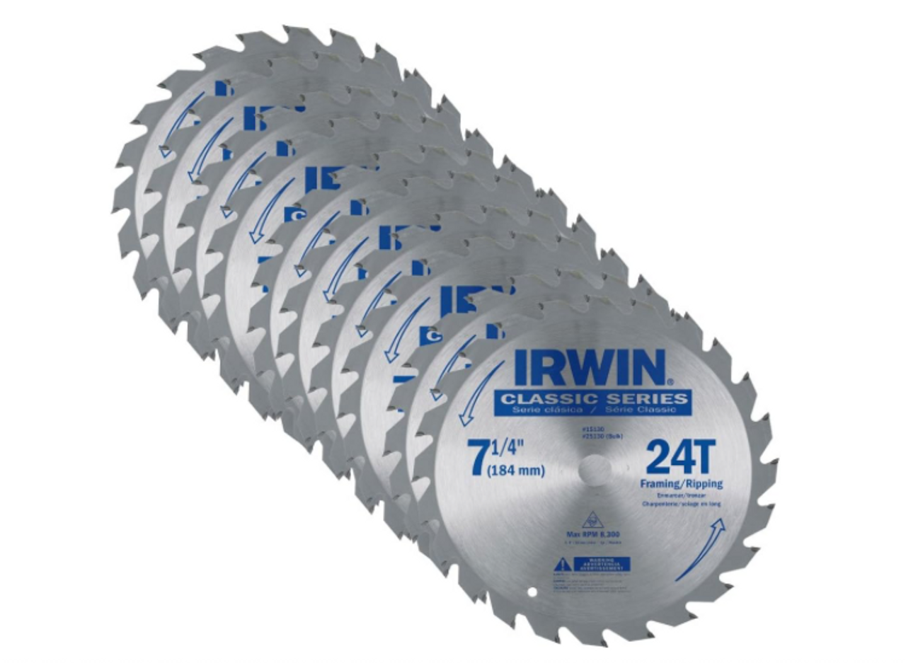 Classic Circular Saw Blade Framing Ripping 24T 7-1/4 in Pack of 10 - GOODSZON Discount Store