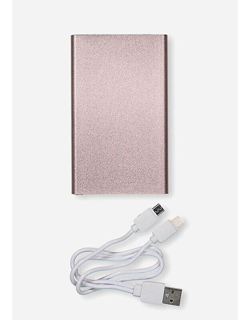 Typo Printed Charge It Power Bank Rose Gold 4000mAh - GOODSZON Discount Store