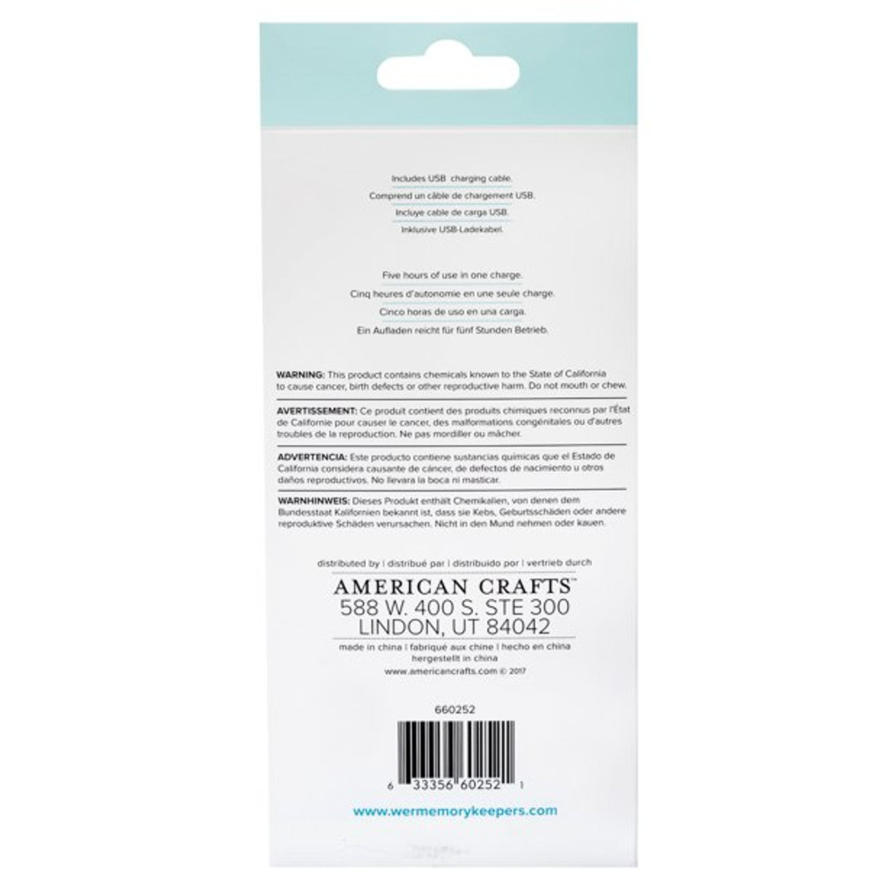 We R Memory Keepers USB Battery Pack- - GOODSZON Discount Store