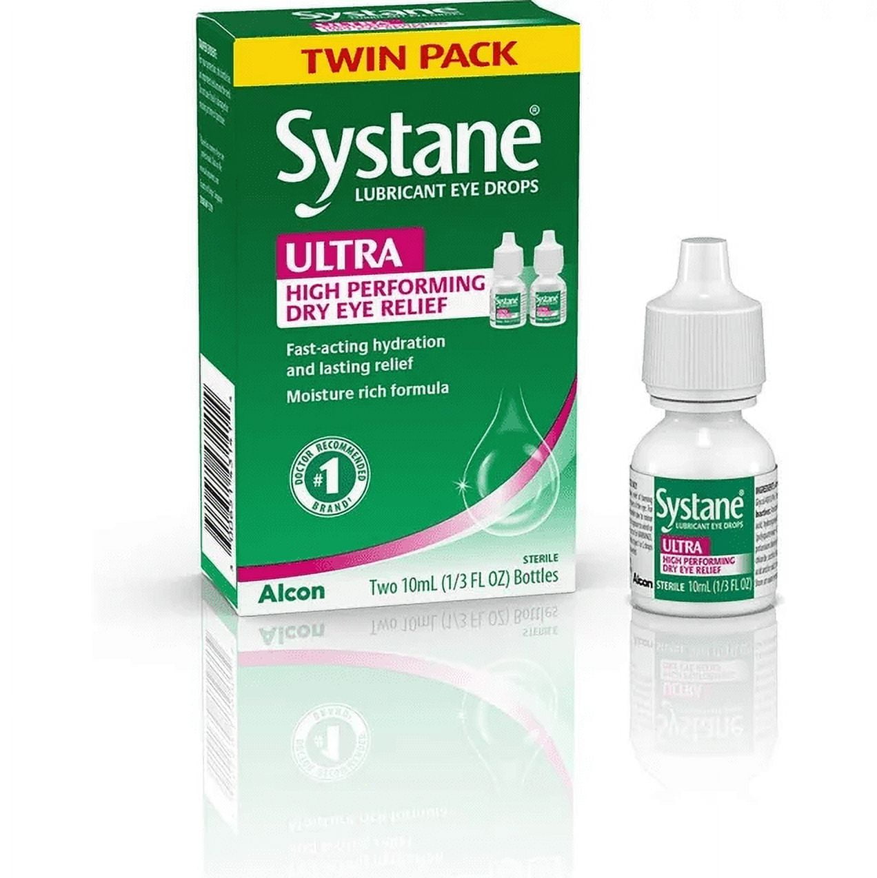 Ey e Dro ps, Artificial Tea rs for Dr y Ey e, Twin Pack, 10-Ml Each - GOODSZON Discount Store