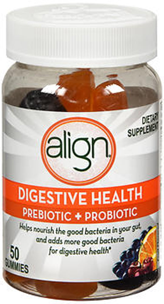 Align Digestive Health Prebiotic plus Probiotic Gummies Fruit Flavored - 50 ct - GOODSZON Discount Store