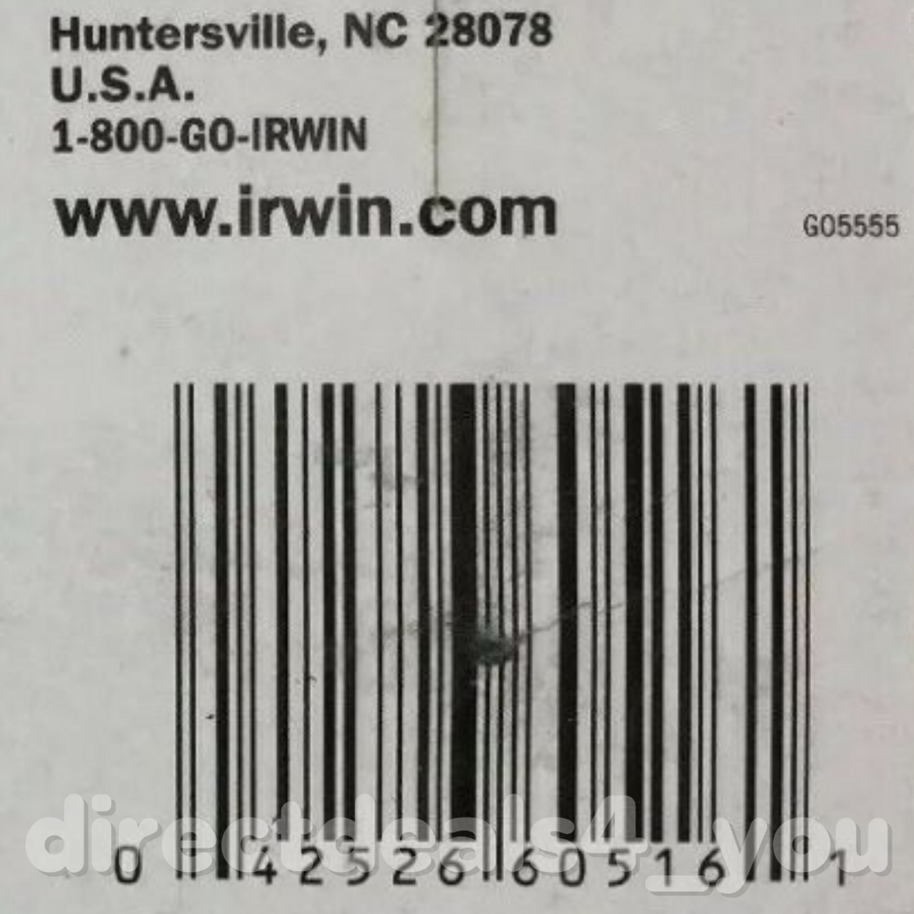 Irwin High Speed Steel 1/4" Drill Bit 60516 Pack of 5 - GOODSZON Discount Store
