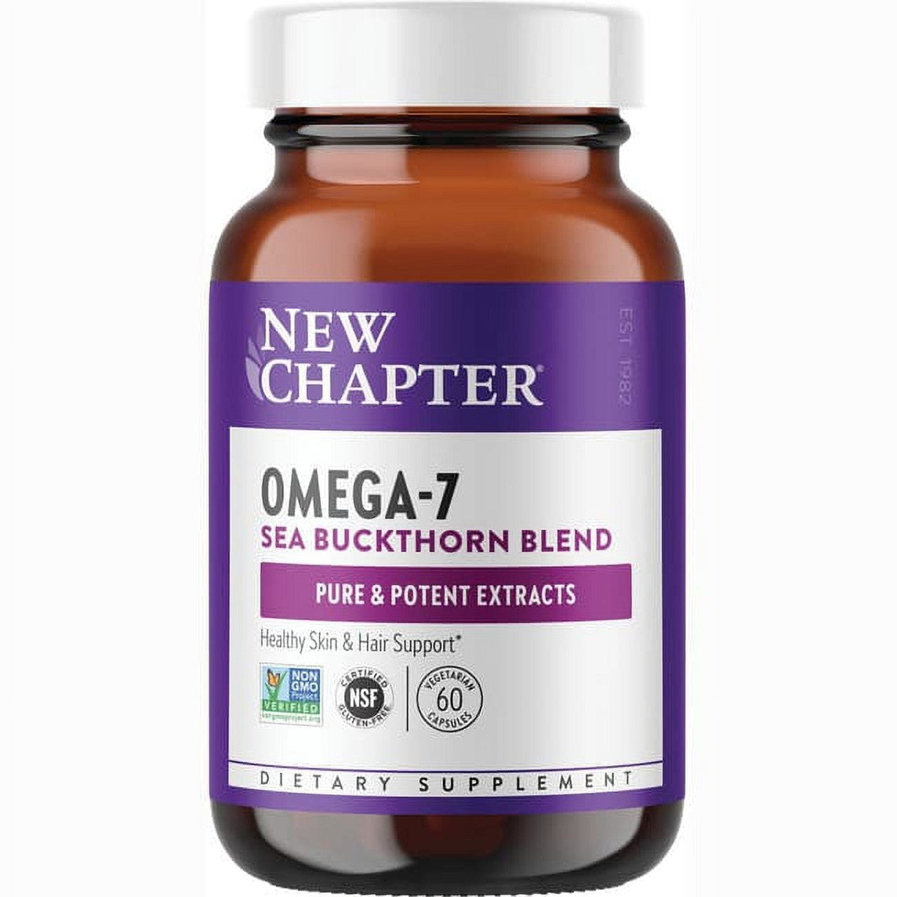 New Chapter Supercritical Omega-7 Vegetarian Capsules, 465 Mg, 60 Ct - GOODSZON Discount Store