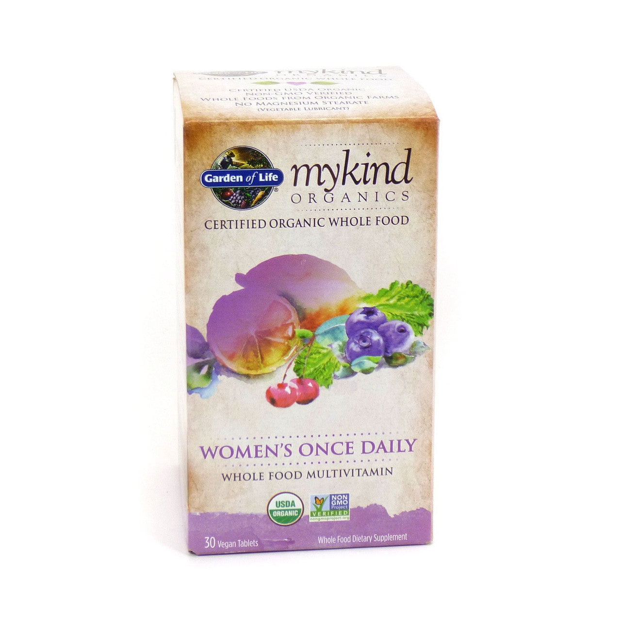 Garden of Life Organics Multivitamin for Women - Women's Once Daily Multi - Whole Food Multi with Iron, Biotin, Vegan Organic Womens Multivitamin for Health, Energy Hair Skin and Nails, 30 Tablets - GOODSZON Discount Store