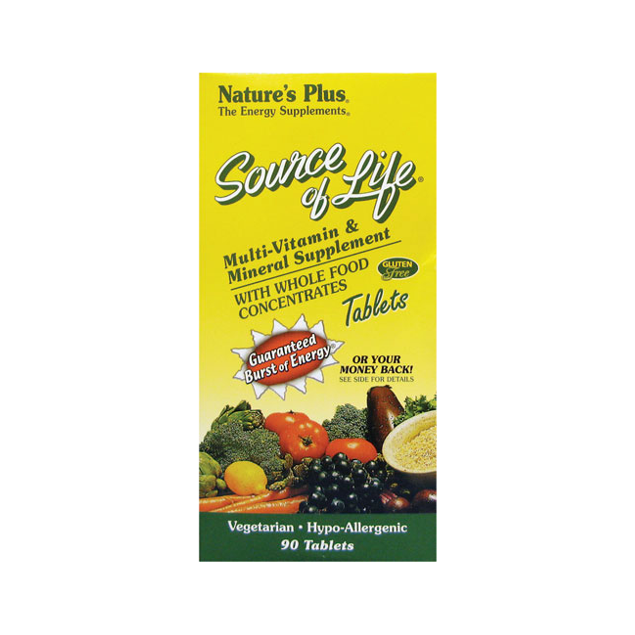Nature's Plus Source Of Life Multi-Vitamin & Mineral 90 Tabs - GOODSZON Discount Store
