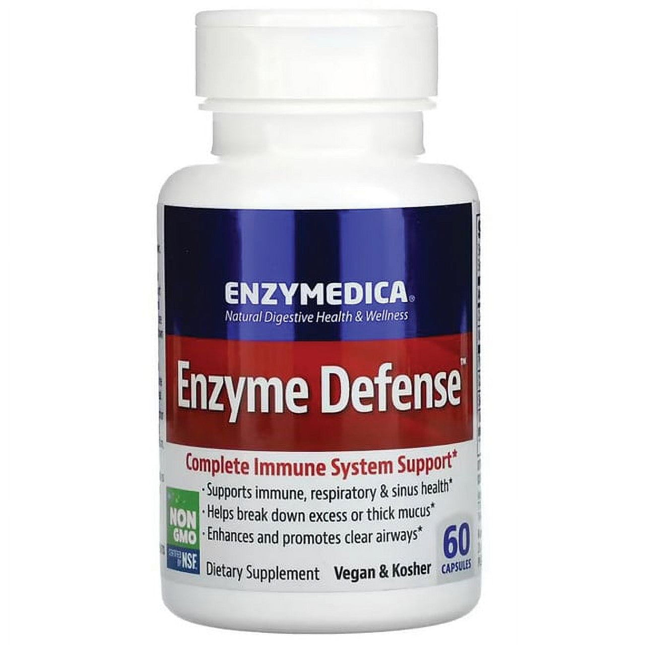 Enzymedica Kosher Enzyme Defense Immune System Support - 60 Capsules - GOODSZON Discount Store