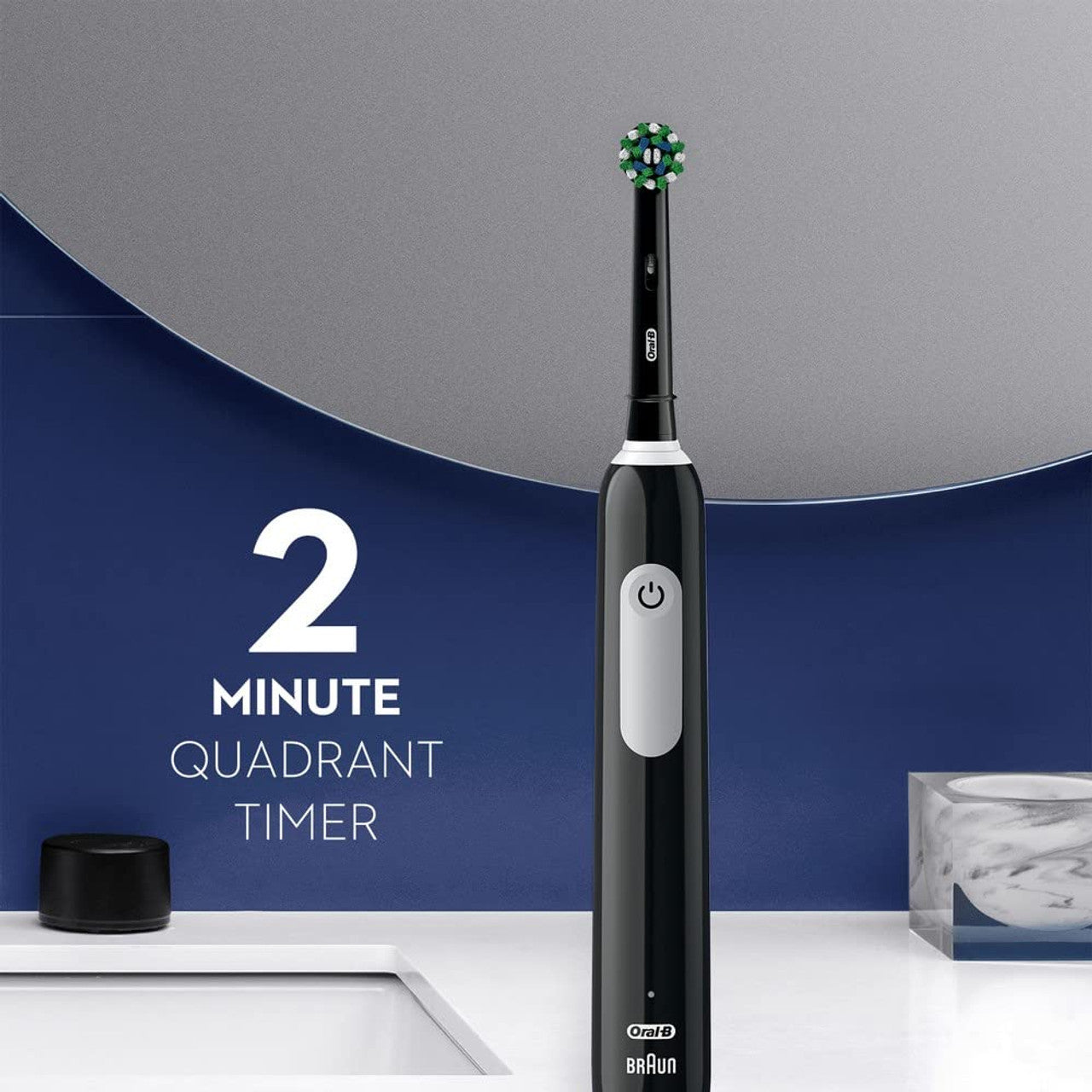 Oral-B Pro 1000 Electric Toothbrush with (1) Brush Head, Rechargeable, Black - GOODSZON Discount Store