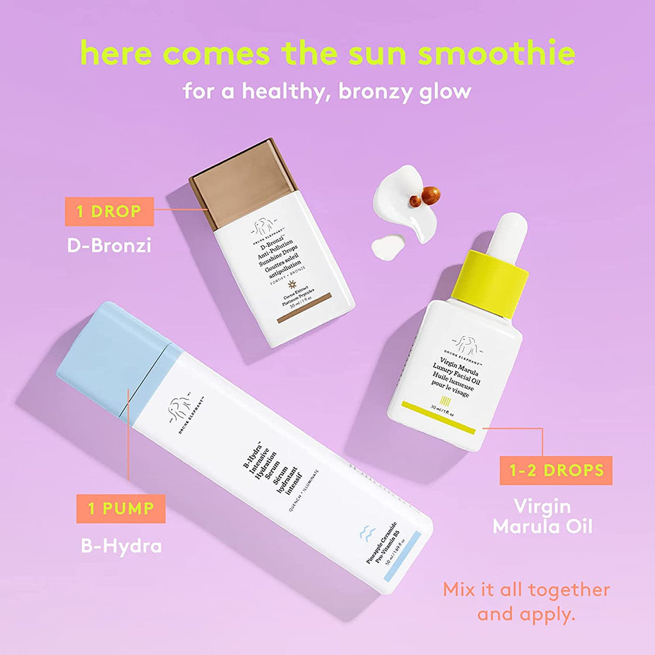 Drunk Elephant Virgin Marula Luxury Facial Oil 1 Ounce - GOODSZON Discount Store