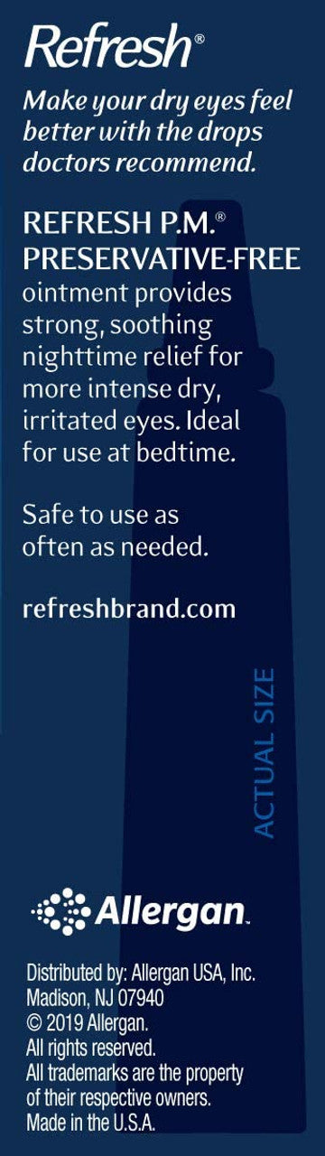Refresh P.M. Lubricant Eye Ointment 0.12 oz. - GOODSZON Discount Store
