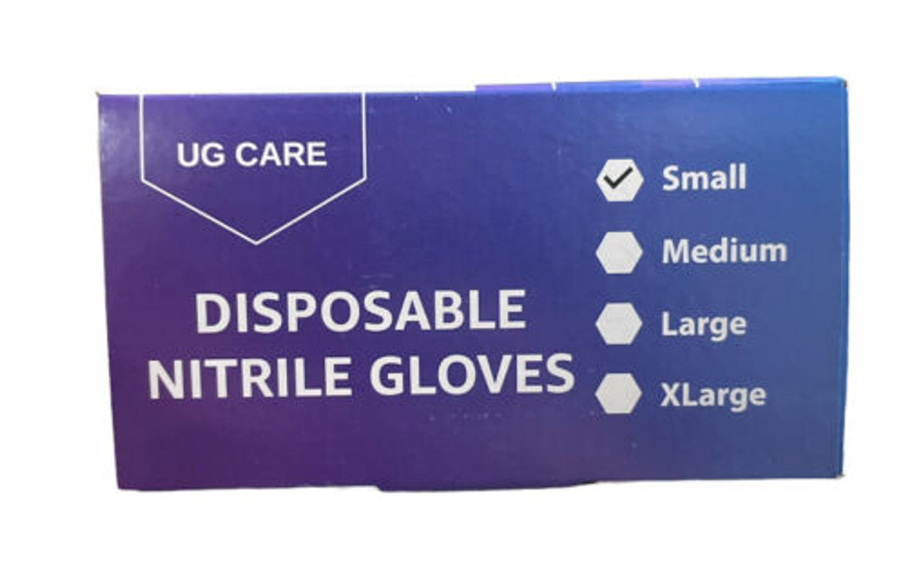 UG Care Disposable Nitrile Gloves Small 500 pc - GOODSZON Discount Store