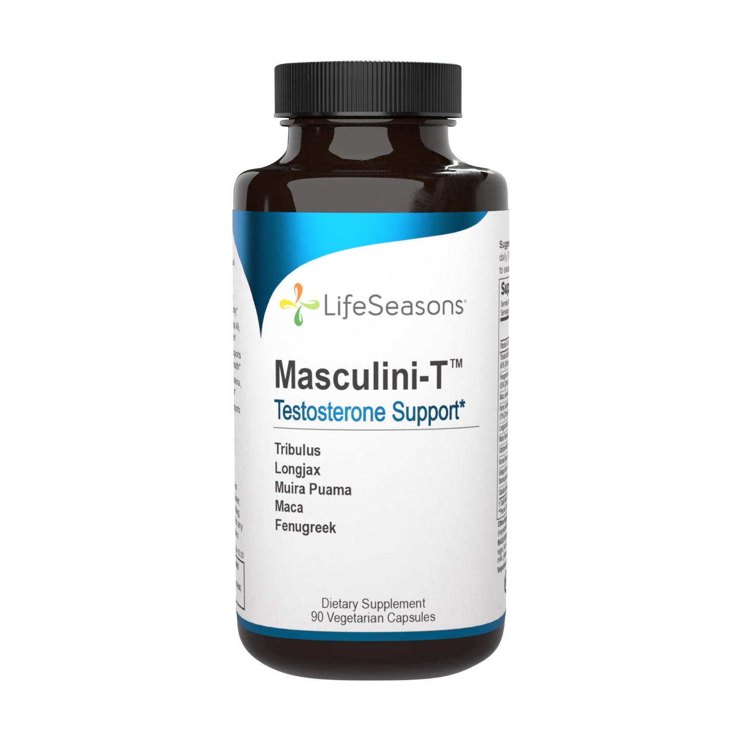 LifeSeasons - Masculini-T - Testosterone Support for Men - Supplement for Healthy Male Stamina, and Energy - With Ginkgo, Ginseng - 90 Capsules - GOODSZON Discount Store