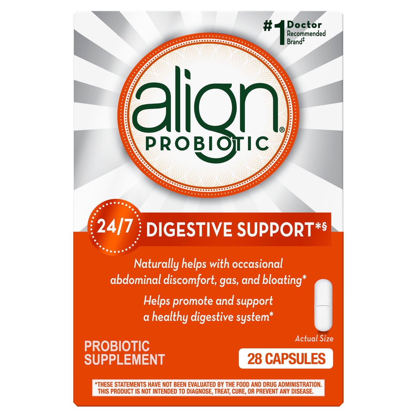 Align Probiotics, Daily Probiotic Supplement for Digestive Health, 28 Capsules - GOODSZON Discount Store