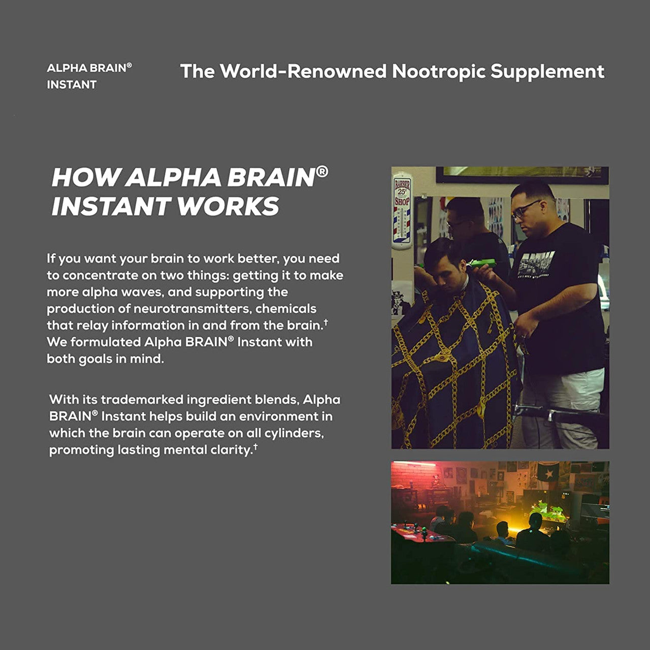 Alpha Brain Instant, Memory & Focus, Peach, 30 Packets, 0.13 oz (3.6 g) Each, Onnit - GOODSZON Discount Store