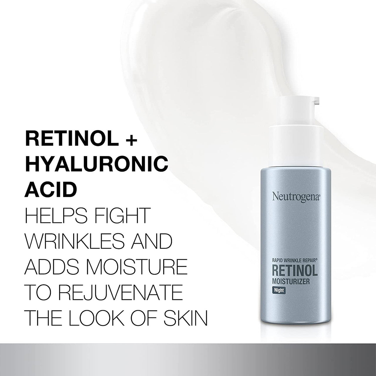 Neutrogena Rapid Wrinkle Repair, Moisturizer, Night Cream, 1 fl oz - GOODSZON Discount Store