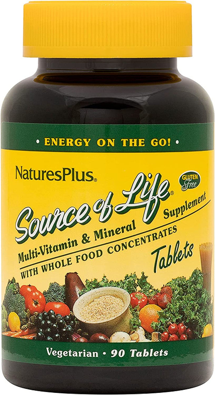 Nature's Plus Source Of Life Multi-Vitamin & Mineral 90 Tabs - GOODSZON Discount Store