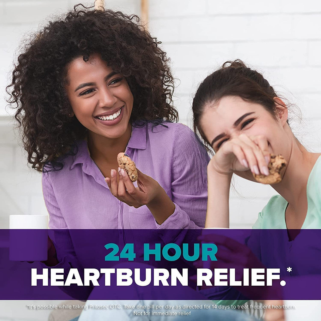 Prilosec OTC, Omeprazole Delayed Release, Acid Reducer, Treats Frequent Heartburn for 24 Hour Relief, #1 Brand, Wildberry Flavor, 42 Tablets - GOODSZON Discount Store