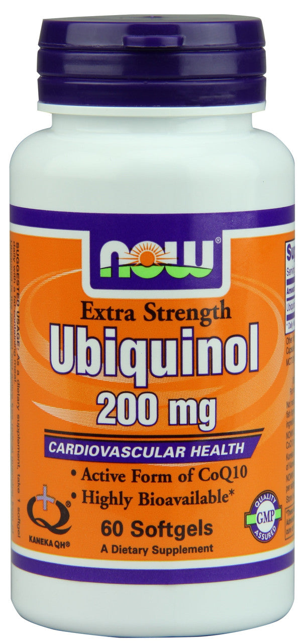 NOW Foods Ubiquinol 200Mg Now Foods 60 Softgel - GOODSZON Discount Store