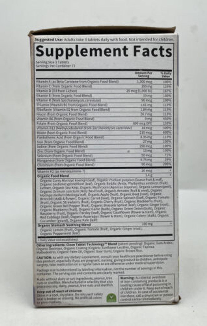 Garden of Life mykind Organics Prenatal Multivitamin Vegan - 216 Veg Tabs - GOODSZON Discount Store