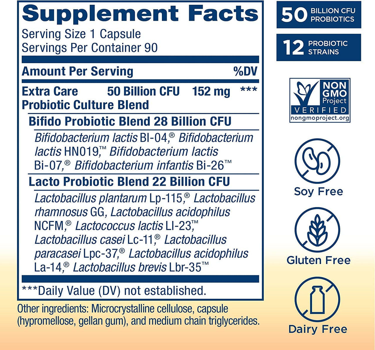 Renew Life Ultimate Flora Extra Care Probiotic 50 Billion Cfu 90 Veg Caps - GOODSZON Discount Store