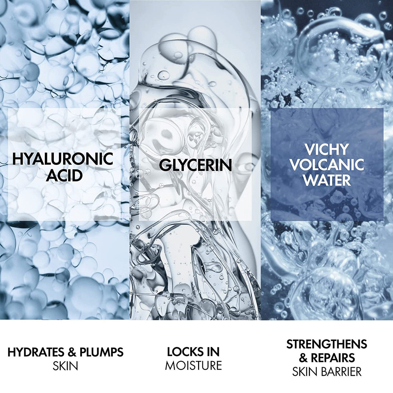 Vichy Aqualia Thermal Fragrance Free Face Cream Moisturizer for Dry Skin with Hyaluronic Acid 1.69 oz - GOODSZON Discount Store