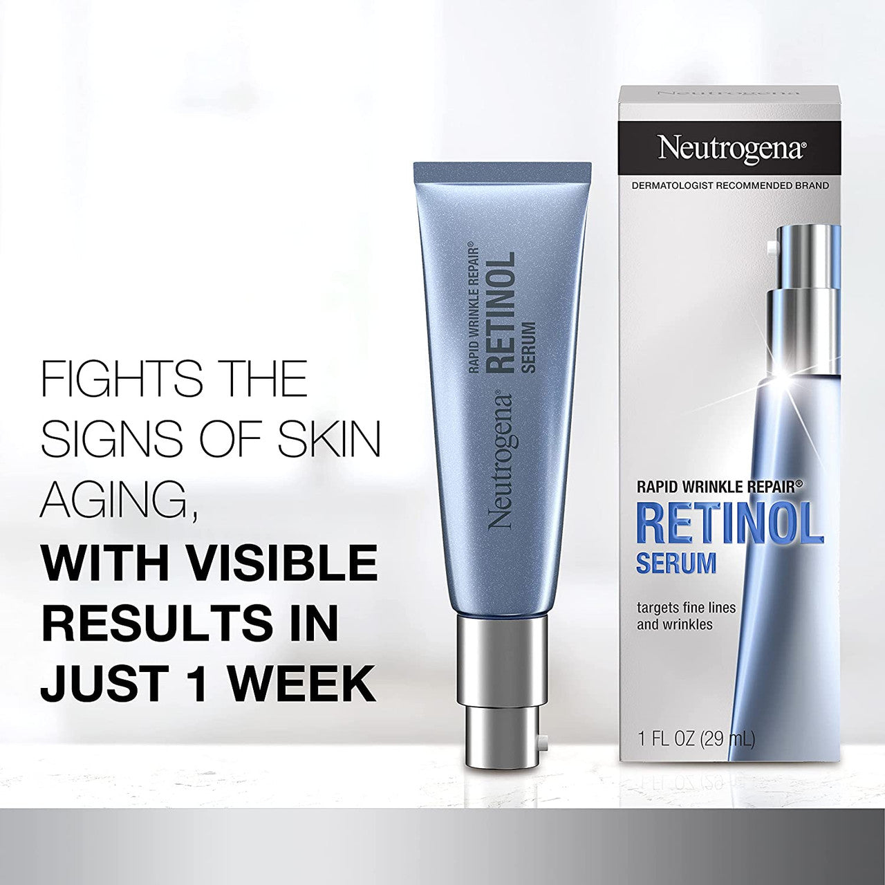 Neutrogena Rapid Wrinkle Repair Anti-Aging Retinol Serum, 1 fl. oz - GOODSZON Discount Store