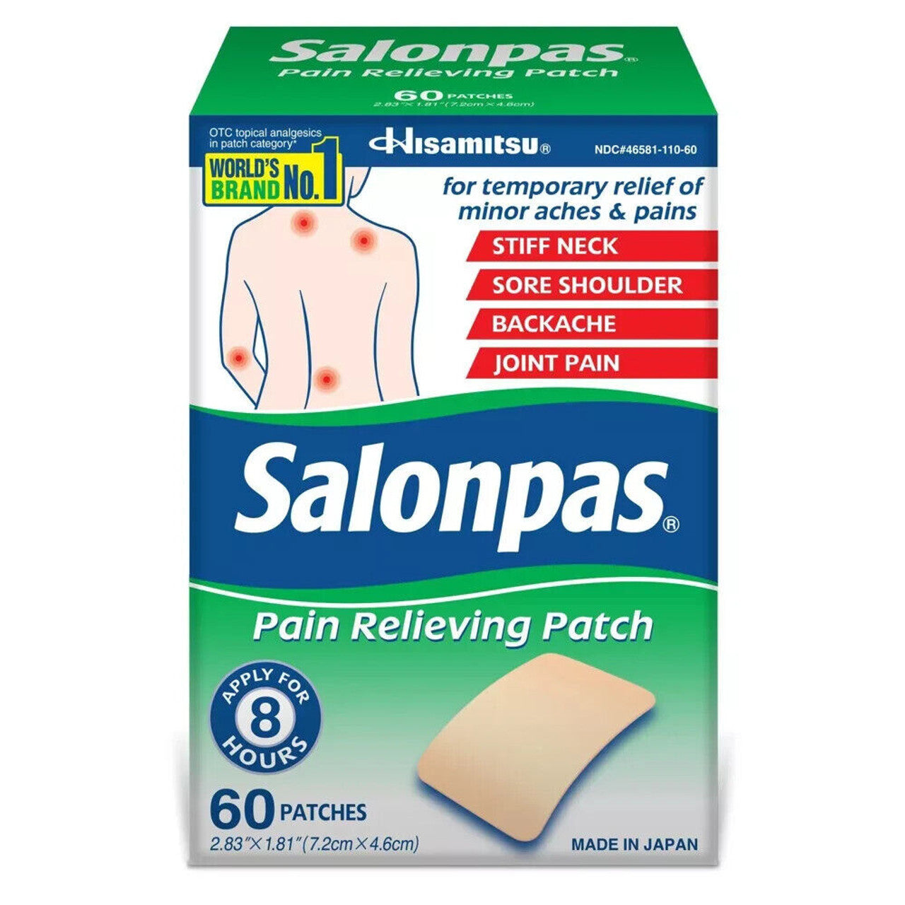 Salonpas Pain Relieving Patch 60 pc Exp 2025 - GOODSZON Discount Store