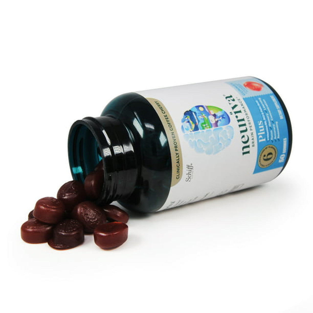 Neuriva Plus Brain Health Support Strawberry Gummies (50 count), Brain Support With Phosphatidylserine, Vitamin B6 & Decaffeinated, Clinically Proven Coffee Cherry - GOODSZON Discount Store