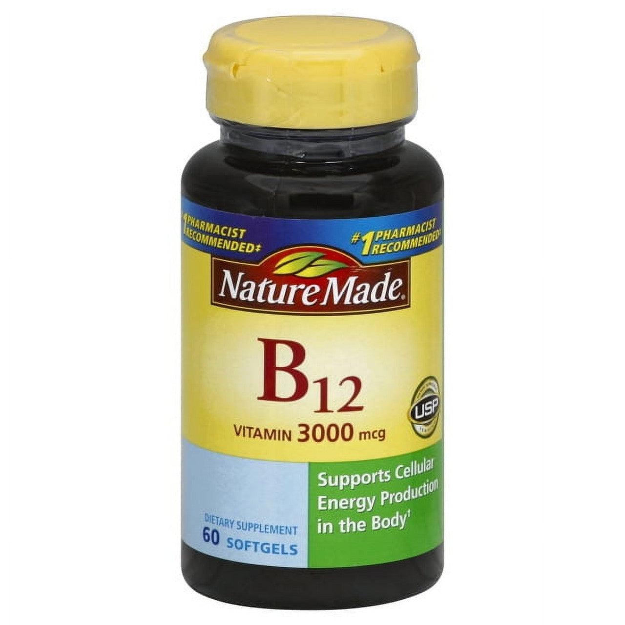 Nature Made Extra Strength Vitamin B12 3000 mcg Softgels, 60 Count - GOODSZON Discount Store