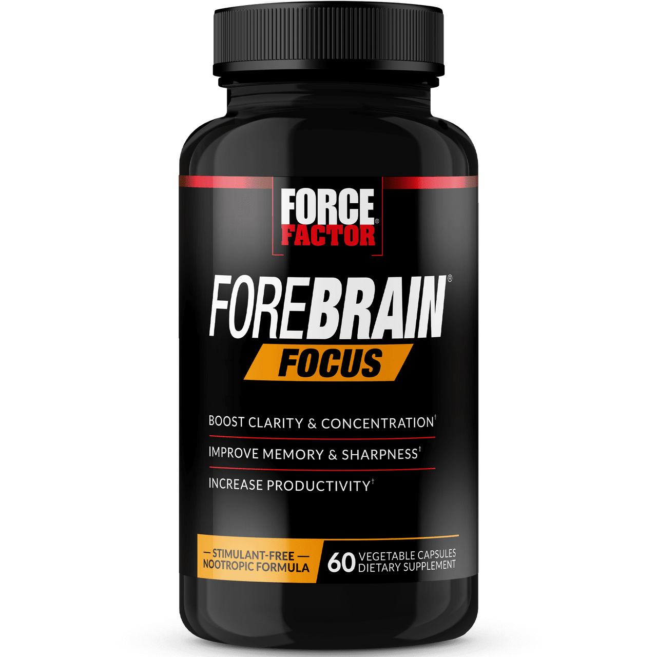 Force Factor Forebrain Focus Nootropic Brain Health Supplement for Focus, 60 Capsules - GOODSZON Discount Store