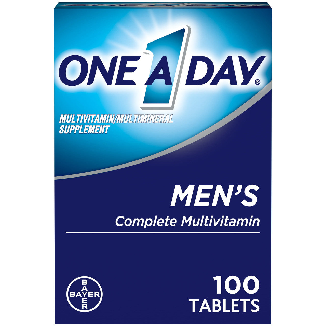 One A Day Men's Multivitamin Tablets, Multivitamins for Men, 100 Ct - GOODSZON Discount Store