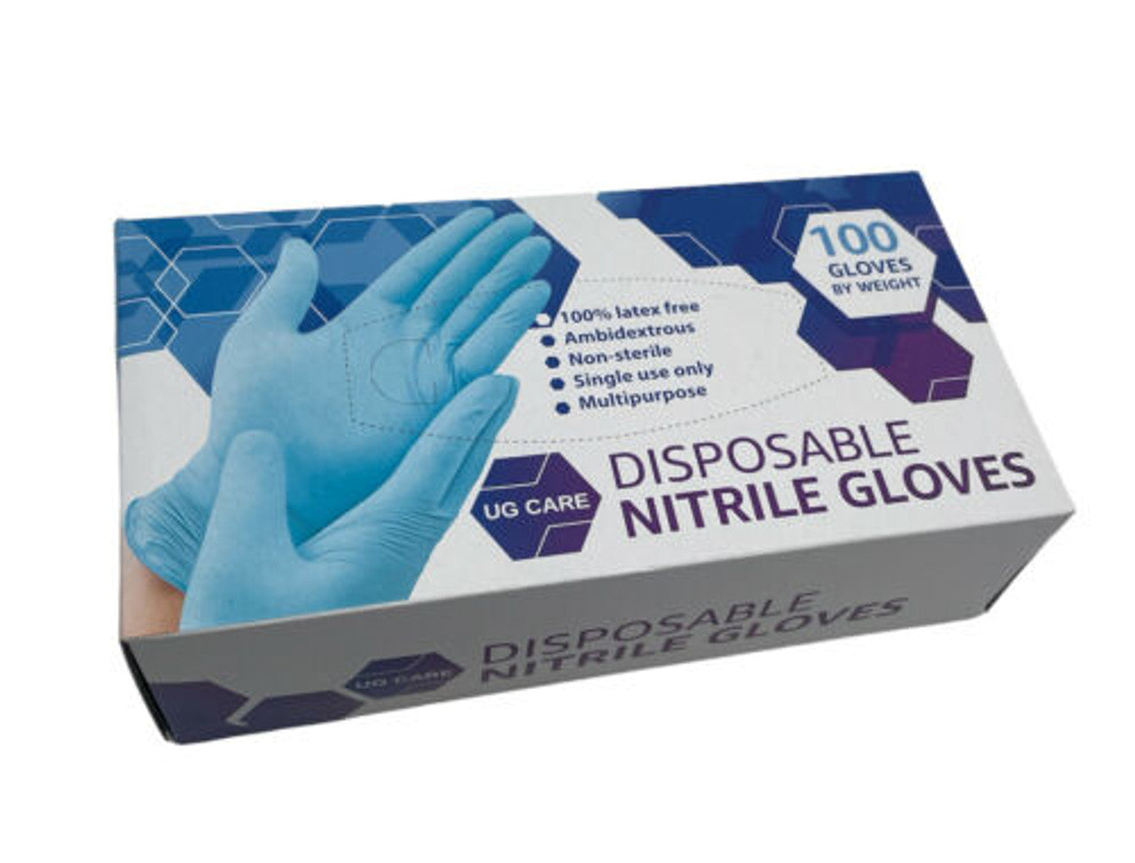 UG Care Disposable Nitrile Gloves Medium BOX 2400 pc - GOODSZON Discount Store