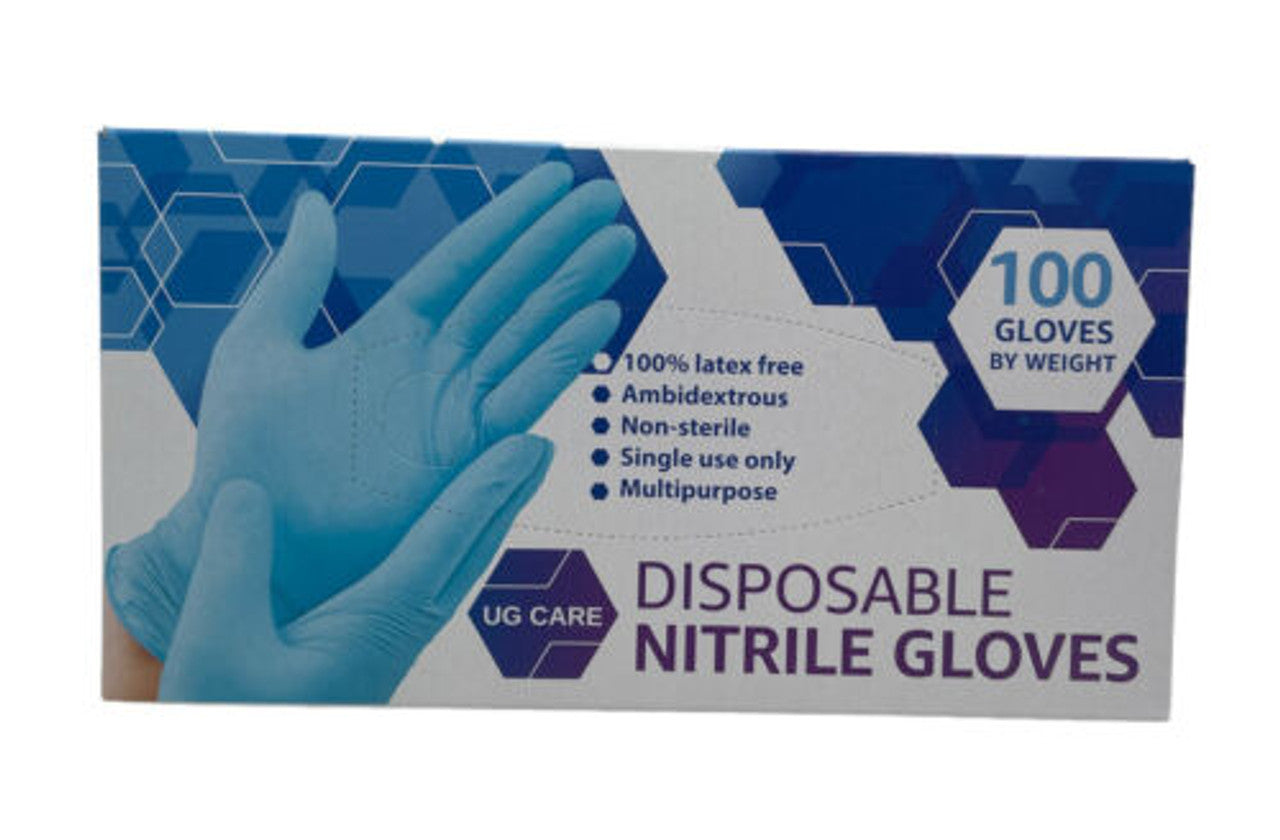 UG Care Disposable Nitrile Gloves Medium BOX 2400 pc - GOODSZON Discount Store