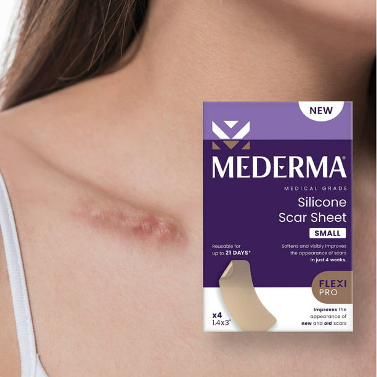 Mederma Silicone Scar Sheet, 4 Ct - GOODSZON Discount Store