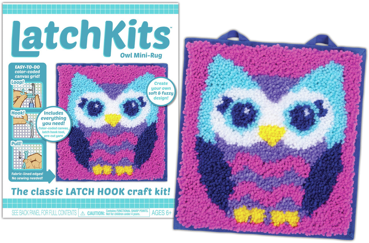 Kahootz Latch Kit Mini Rug-Owl - GOODSZON Discount Store