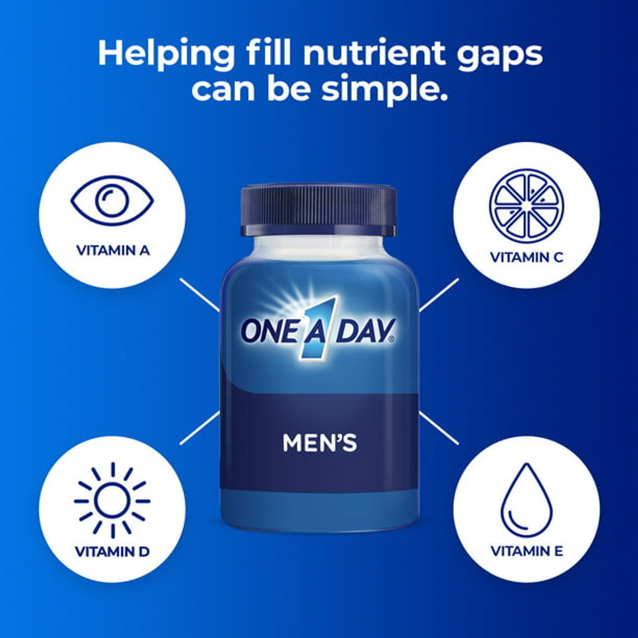 One A Day Men's Multivitamin Tablets, Multivitamins for Men, 100 Ct - GOODSZON Discount Store