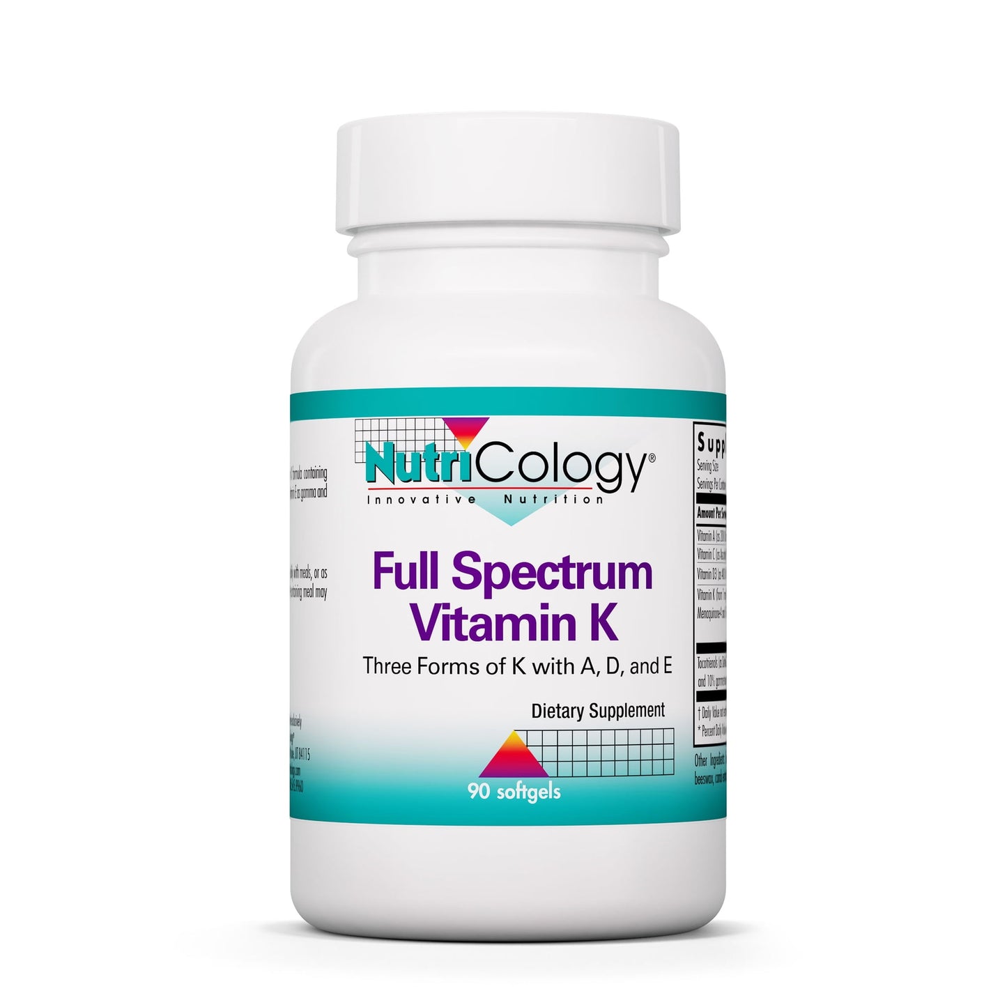 Full Spectrum Vitamin K - 90 Softgels by NutriCology - GOODSZON Discount Store