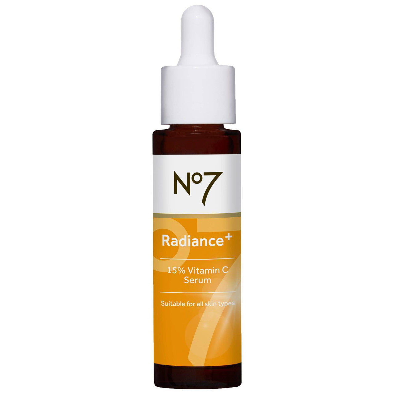 No7 Radiance+ 15% Vitamin C Serum for Brightening Dull Skin and Improving Uneven Skin Tone, 0.84 oz - GOODSZON Discount Store