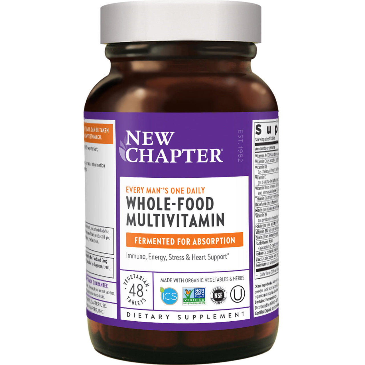 Every Man's One Daily Whole Food Multi By New Chapter - 48 Tablets. - GOODSZON Discount Store