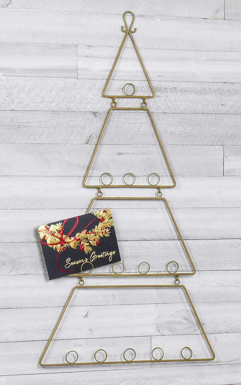 Red Co. Minimalist Metal Tree Wall Ornament Decoration Card & Photo Holder 35" - GOODSZON Discount Store
