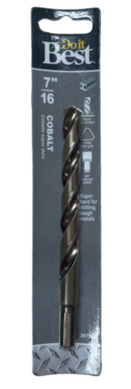 Do it Best 7/16 In. Cobalt Drill Bit 307998 Pack of 3 - GOODSZON Discount Store