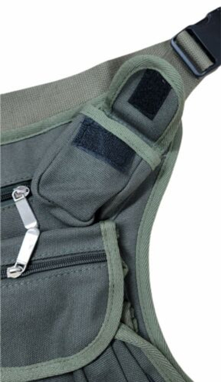 Hinsper Canvas Sports Racing Drop Leg Bag Tactical Waist Bag For Man Army Green - GOODSZON Discount Store